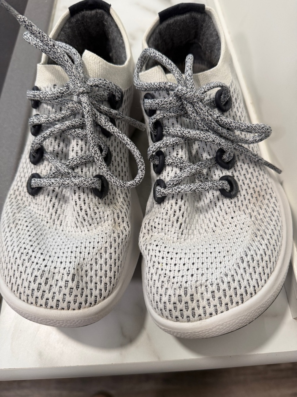 Allbirds Women's Size 10 Tree Dasher running trainers, Blizzard/White - Picture 8 of 9